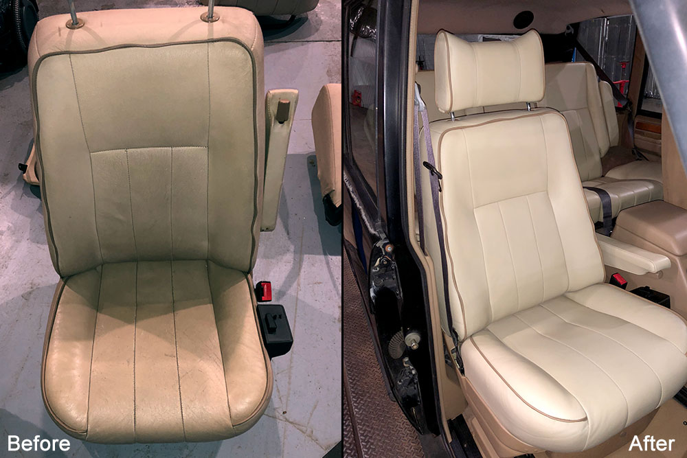 Range Rover Classic 1995 Rear Seats Before After Front